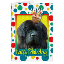 Birthday Cupcake - Newfoundland Greeting Card