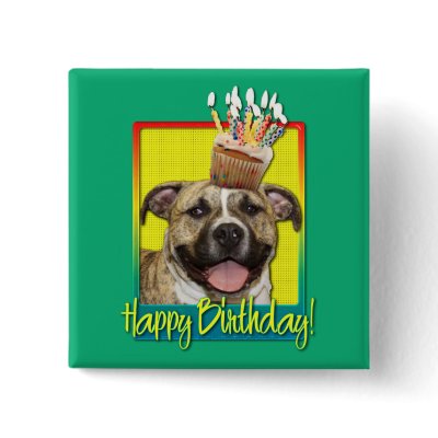 Birthday Cupcake - Pitbull - Tigger by FrankzPawPrintz