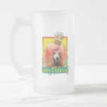 Birthday Cupcake - Poodle - Red Coffee Mug