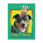 Birthday Cupcake - Rottweiler - SambaParTi postcards