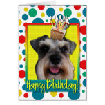 Birthday Cupcake - Schnauzer Card