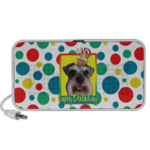 Birthday Cupcake - Schnauzer Travel Speaker