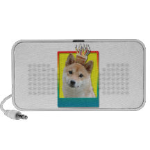 Birthday Cupcake - Shiba Inu Notebook Speakers