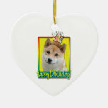 Birthday Cupcake - Shiba Inu Ornaments