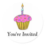 Birthday Cupcake Sticker