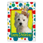 Birthday Cupcake - West Highland Terrier Greeting Cards
