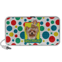 Birthday Cupcake - Yorkshire Terrier Mp3 Speaker