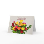 Birthday, Daughter-in-law, Rose Bouquet Card