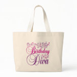 Birthday Diva Canvas Bag