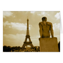 Birthday Eiffel Tower Greeting Card