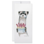 Birthday Ferret rack cards