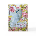 Birthday, From All of Us, White Parrot cards