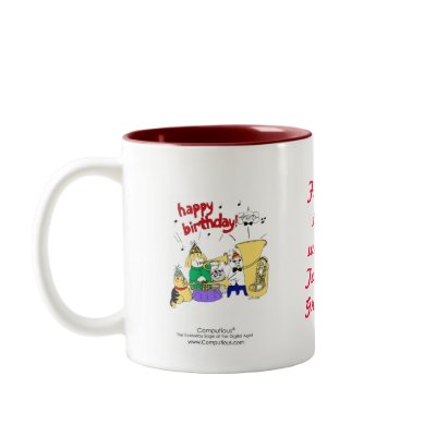 BIRTHDAY FROM GROUP  Mug by Computious