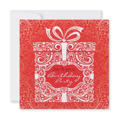 Birthday Gift Invitation by pj_design