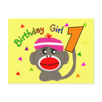 Birthday Girl "1" year old Post Cards