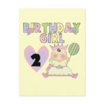 Birthday Girl 2nd Birthday T-shirts and Gifts Postcard