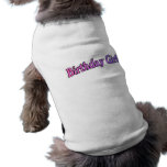 Birthday Girl (4) Doggie Shirt