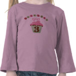 Birthday Girl Age 3 T-shirts