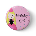 Birthday Girl buttons