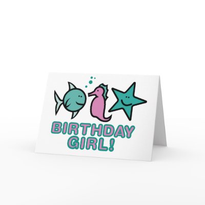Birthday Girl! Card by cuteforkids