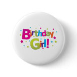 Birthday girl colourful Tshirt