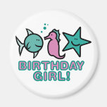 Birthday Girl! Fridge Magnets