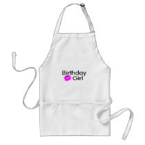 Birthday Girl Kiss Apron