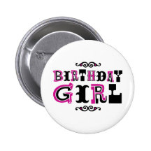 Birthday Girl Pins