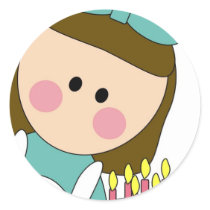 birthday girl sticker
