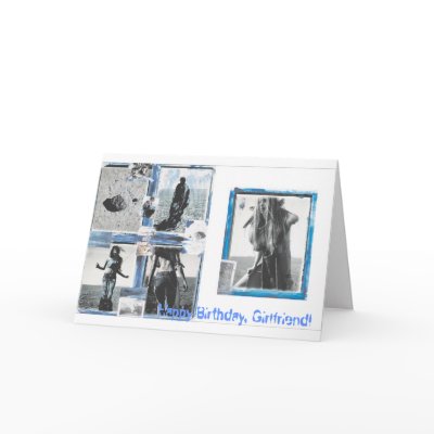 Birthday Girlfriend Greeting Cards by shizzowed