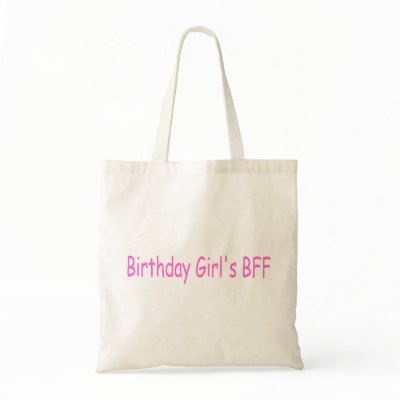 Birthday Girls Best Friend Tote Bags by CelebrationZazzle