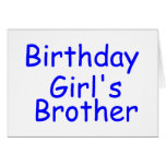 Birthday Girl's Brother