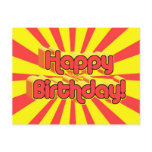 Birthday Greeting Retro style Post Card