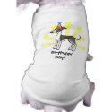 Birthday Greyhound / Whippet / Italian Greyhound pet clothing