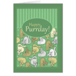 Birthday, Happy Birthday, Cat, Cute Purr Cards