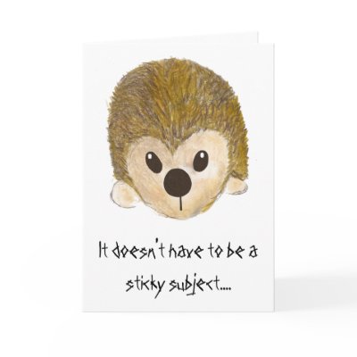 Birthday Hedgehog Cards by CheyArtist