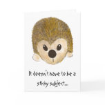 Birthday Hedgehog cards