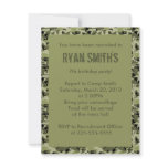 Birthday invitations