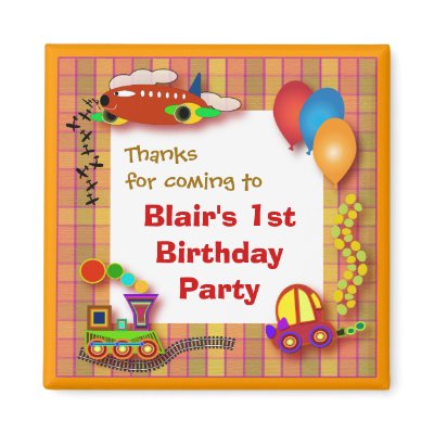 Birthday Invitation: 001 Transports Magnets by adellaandmella
