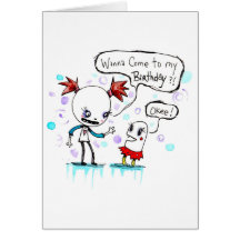 BIRTHDAY INVITATION by Emi Boz/ Gus Fink Card