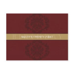 BIRTHDAY INVITATION :: finesse 1 postcards
