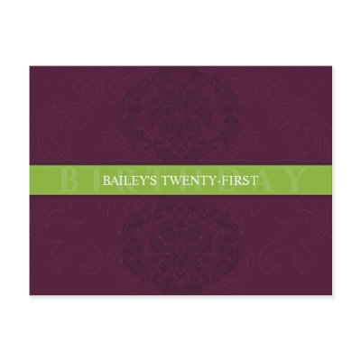 BIRTHDAY INVITATION :: finesse 6 by edgeplus