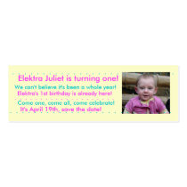 Birthday Invitation - Girl