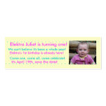 Birthday Invitation - Girl business cards