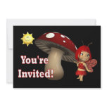 Birthday Invitation little fairy (Personalise me!)