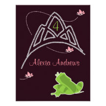 Birthday Invitation - Princess & Frog