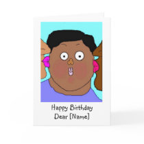 Birthday Kiss Greeting Card