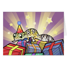 Birthday Leopard Gecko Card