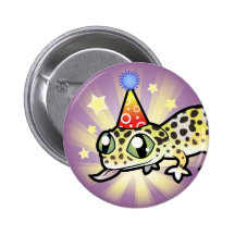 Birthday Leopard Gecko Pin
