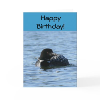 Birthday Loon Greeting Card by shellmart